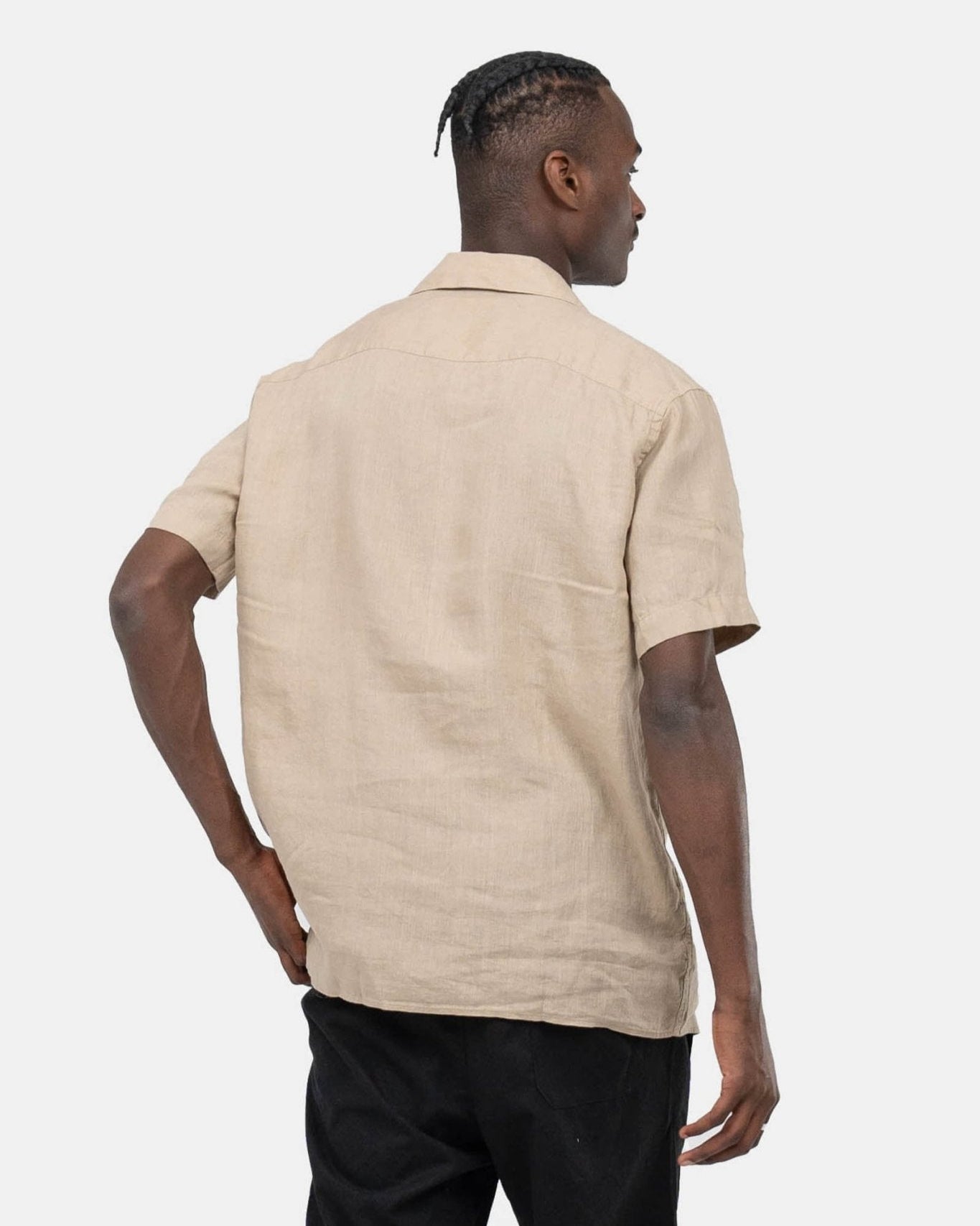 Kortærmet Hørskjorte Mokka | Skagen - clothing.dk